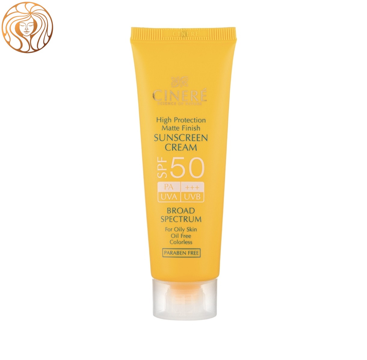 کرم ضد آفتاب بی رنگ سینره مدل Oil Free با +SPF50 مناسب پوست چرب حجم 50 میلی لیتر