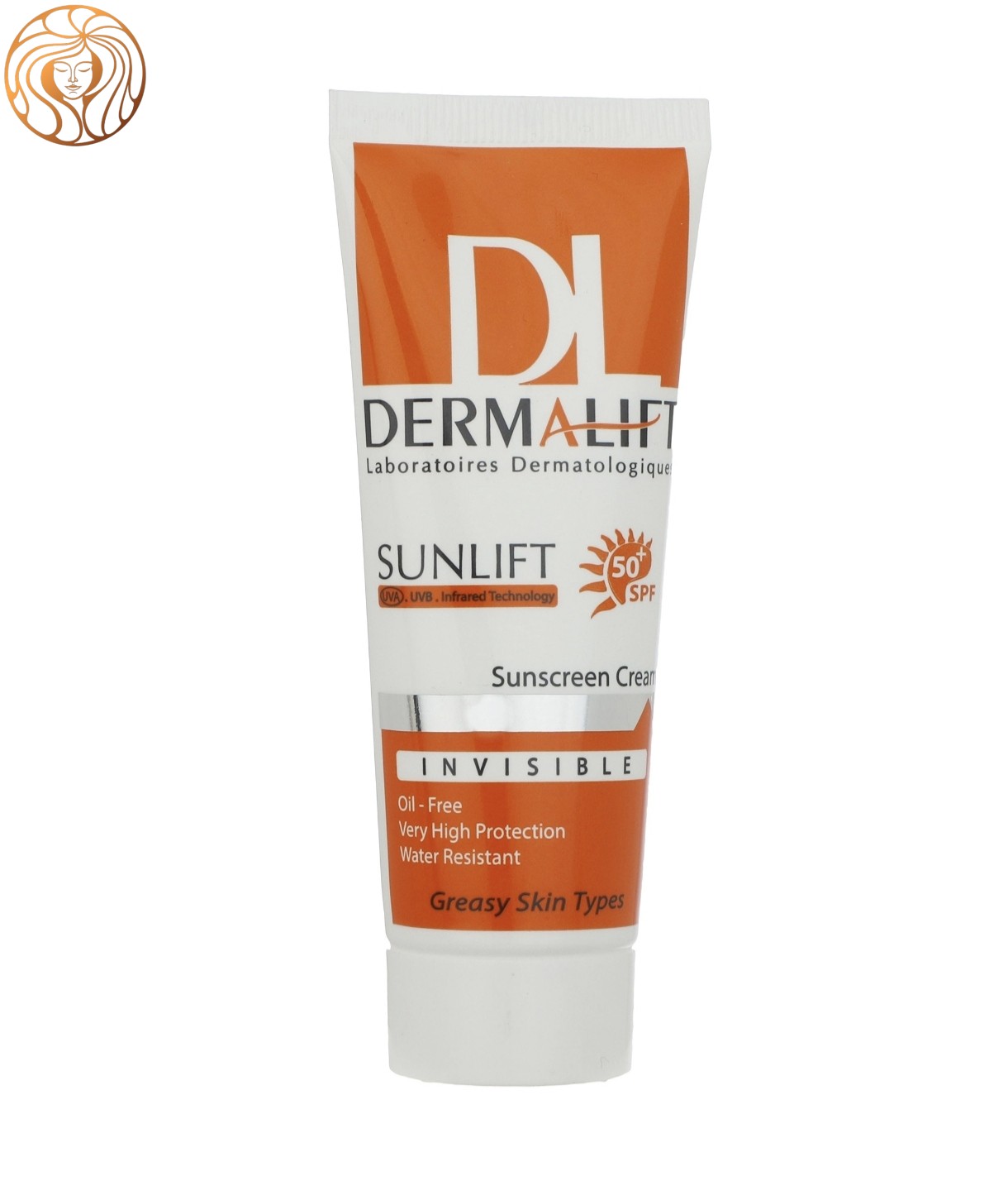 کرم ضد آفتاب بی رنگ درمالیفت با SPF50 مناسب پوست چرب حجم 40 میلی لیتر