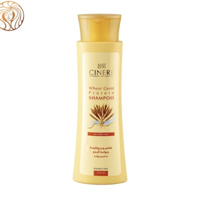 شامپو تقویت کننده مو سینره مدل Wheat Germ حجم 250 میلی لیتر