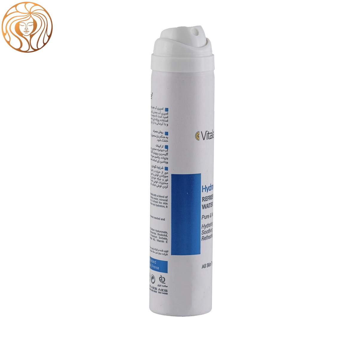اسپری آب ویتالیر مدل Hydravit مناسب انواع پوست حجم 75 میلی لیتر