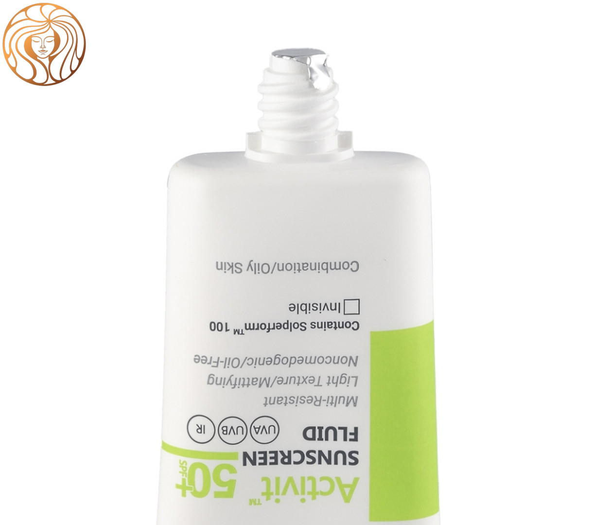 فلوئید ضد آفتاب بی رنگ ویتالیر مدل Activit با SPF50 مناسب پوست چرب حجم 50 میلی لیتر