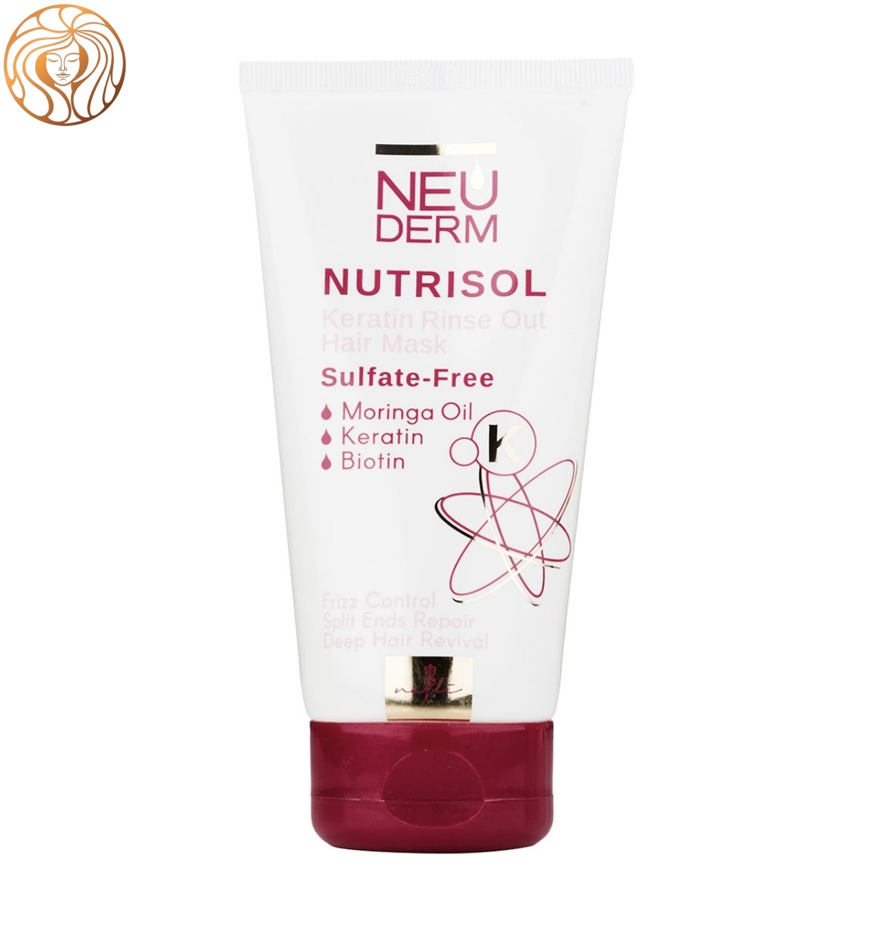 ماسک مو کراتینه نئودرم مدل Nutrisol فاقد سولفات مناسب انواع مو حجم 150 میلی لیتر