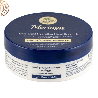 کرم دست فوق سبک و آبرسان شماره 1 حجم 250میل مورینگا