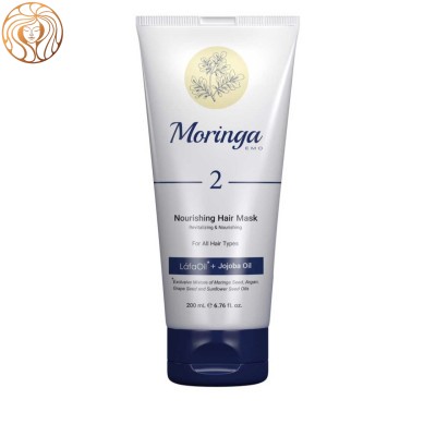 ماسک مو مغذی مورینگا مدل Nourishing Hair شماره 2 مناسب انواع مو حجم 200 میلی لیتر