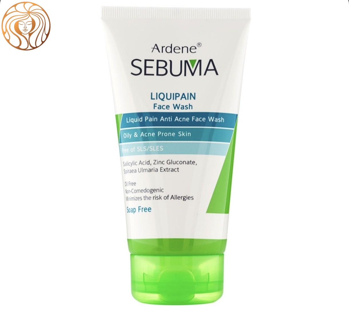 مایع شوینده غیرصابونی Liquipain سبوما مناسب پوست صورت چرب و دارای آکنه 150میل آردن