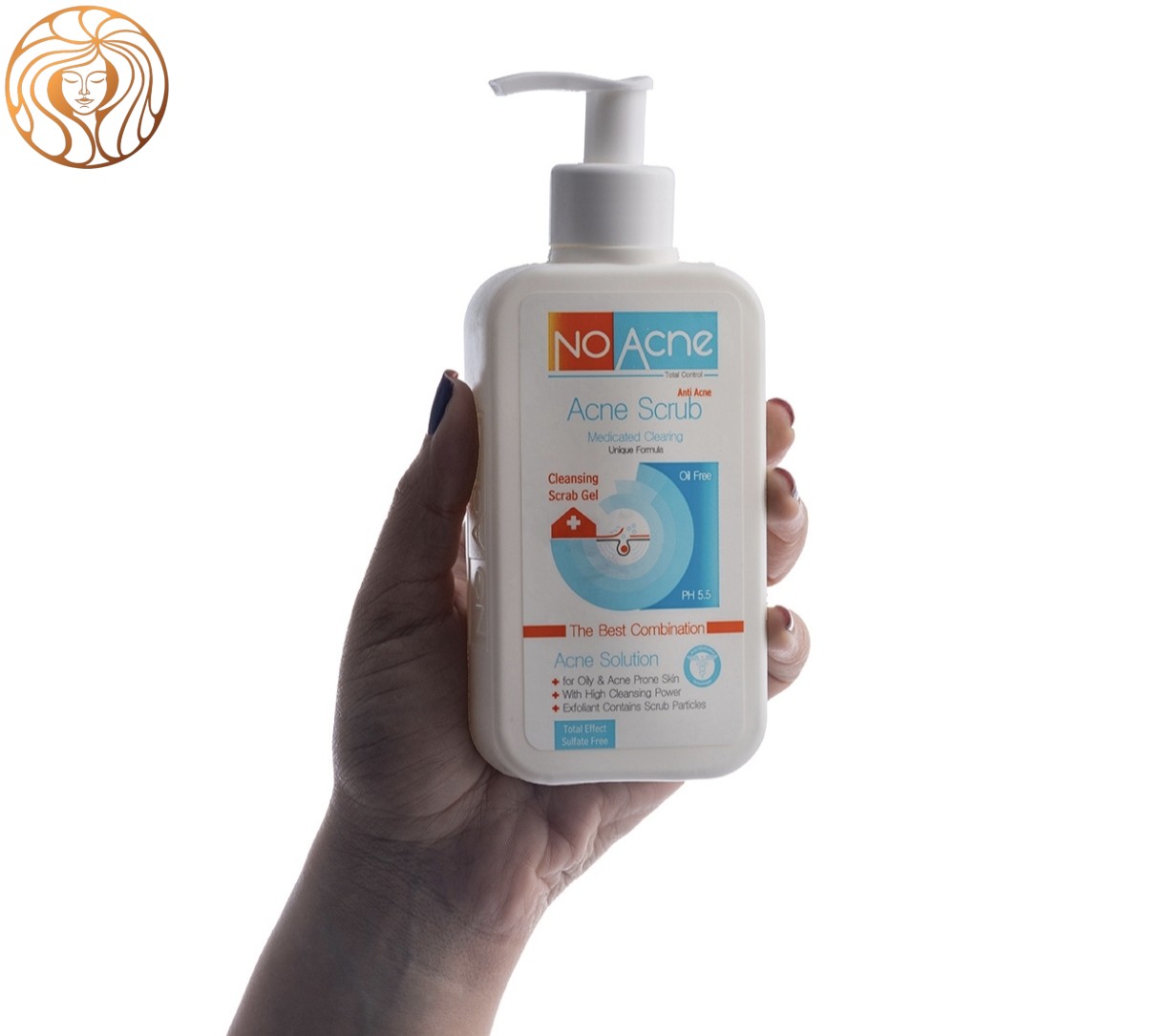 ژل اسکراب لایه بردار نوآکنه مدل Acne Solution مناسب پوست چرب و جوش دار حجم 235 میلی لیتر